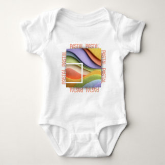 Body Pastel Rainbow Waves Baby Bodysuit or T-Shirt