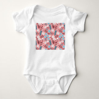 Body Pastel Rose Floral Motif sans Seamless.