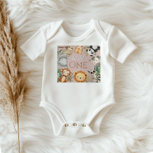 Body Pastel Tropical Wild One Jungle Safari Animaux