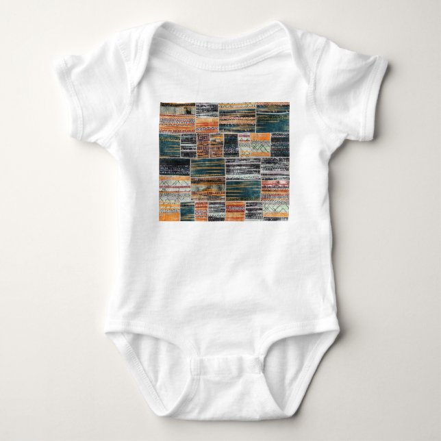 Body Patchwork collage mixage, surface composée motif i (Devant)