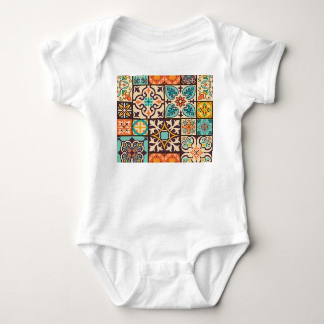 Body Patchwork coloré Islam Motifs Carrelage (Devant)
