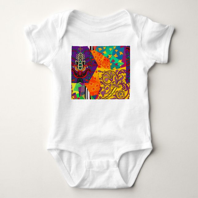 Body Patchwork indien turc festier Mandala (Devant)