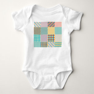 Body Patchwork vintage : Arrière - plan sans couture te