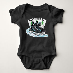 Body Patineur de hockey avec cartes de statistiques - T