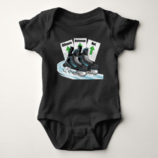 Body Patineur de hockey avec cartes de statistiques - T