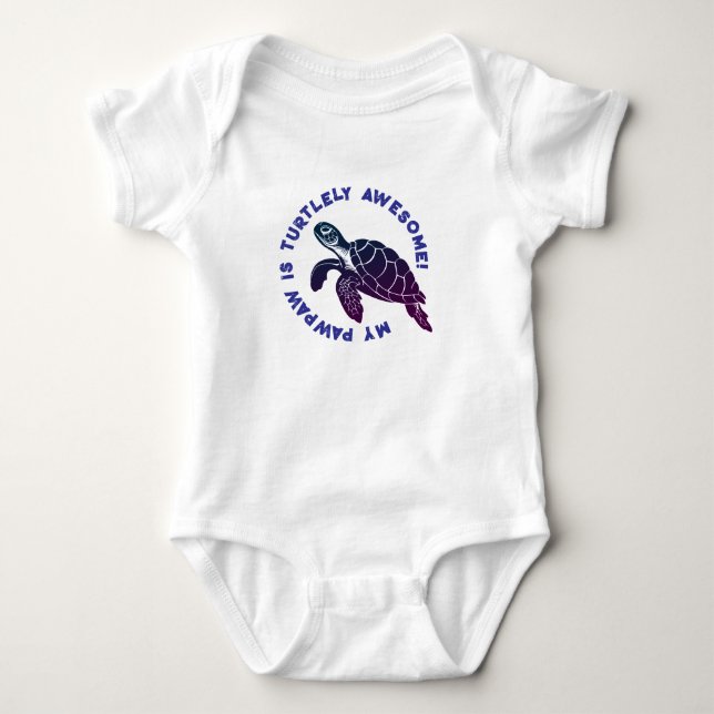 Body PAWPAW Turtle Bleu (Devant)