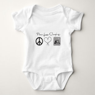 Body Peace Love Camping Baby Shirts