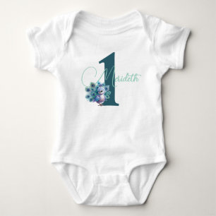 Body Peacock 1er Anniversaire Bodysuit