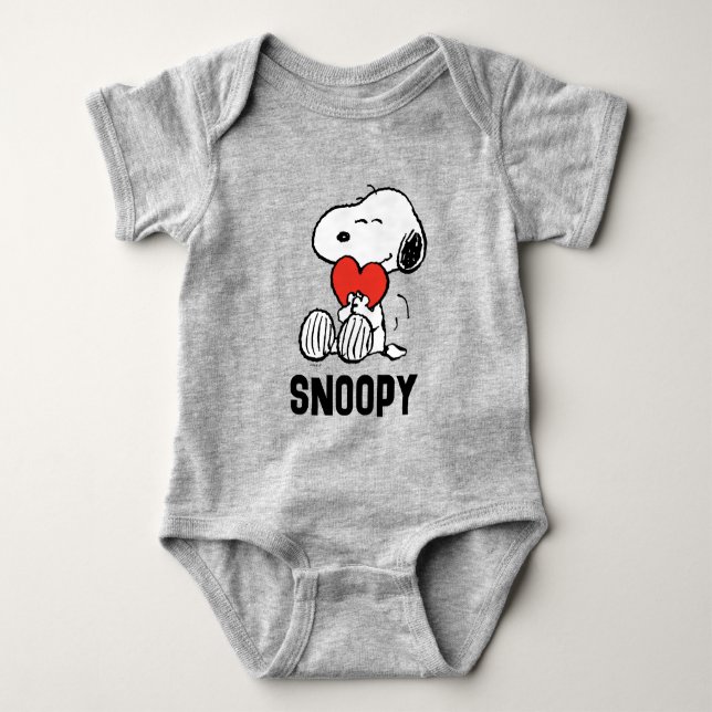 Body Peanuts | Saint-Valentin | Câlin de Snoopy avec un (Devant)