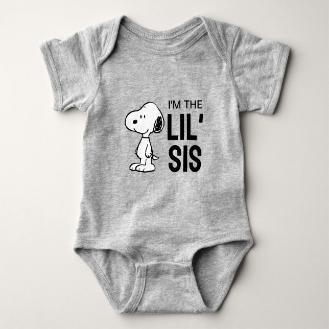 Body Peanuts Snoopy | Je suis la petite sœur (Devant)