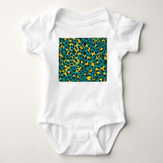 Body Peau léopard : Motif de texture Vintage (Devant)