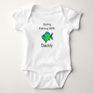 Body Pêche avec papa un morceau Tee Baby