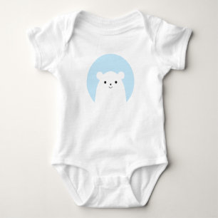 Body Peekaboo Polar Ours Baby Bodysuit