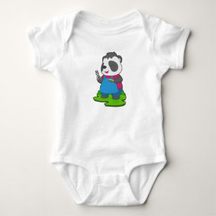 Body Peigne de ciseaux de coiffeur Panda