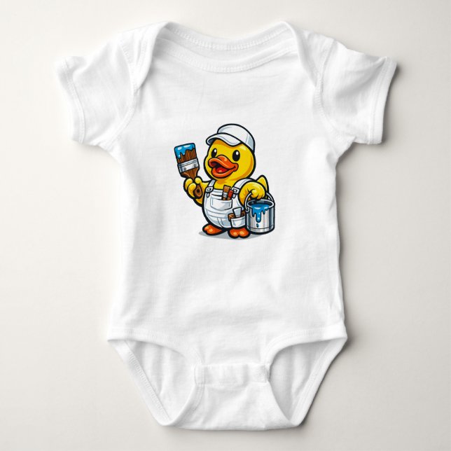 Body Peintre Canard en Caoutchouc (Devant)