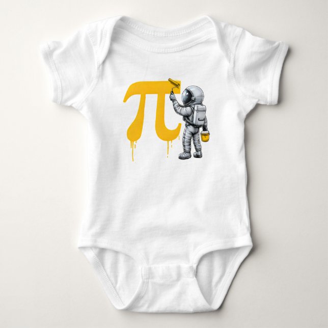 Body Peinture d'astronaute cool symbole pi jour de Pi  (Devant)