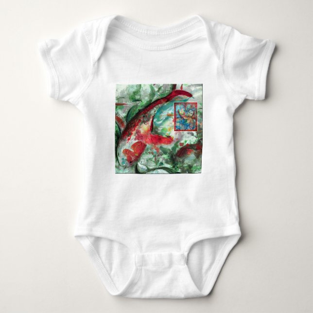 Body Peinture de poissons de carpe de Koi (Devant)