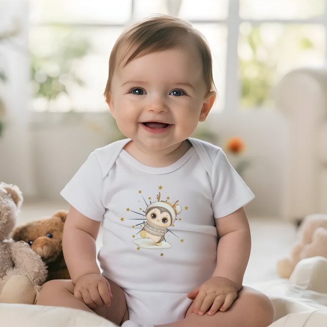 Body Penguin Boho D'Hiver Avec Étoiles (Créateur téléchargé)