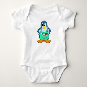 Body Penguin coiffeur avec ciseaux et razor