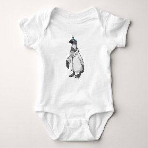 Body Penguin comme docteur avec le manteau du docteur