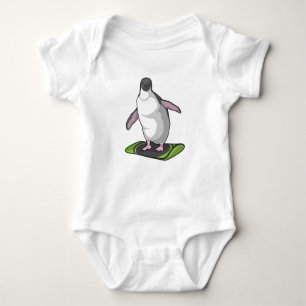 Body Penguin en Snowboardeur avec Snowboard