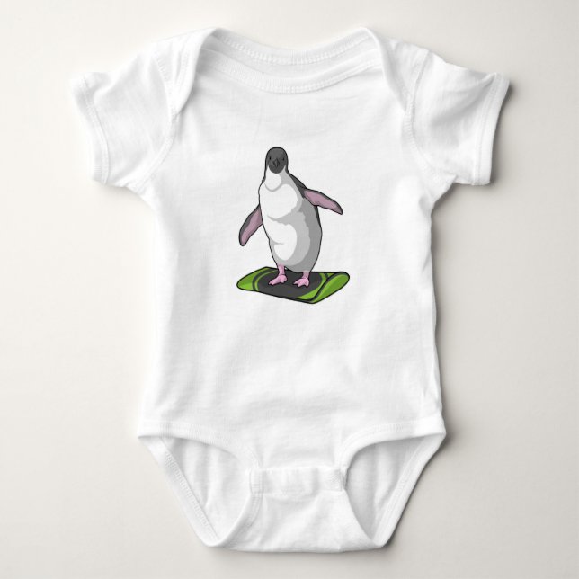 Body Penguin en Snowboardeur avec Snowboard (Devant)