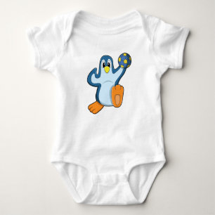 Body Penguin en tant que joueur de handball avec Handba
