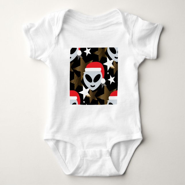 Body père Noël alien emoji (Devant)