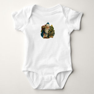 Body Père Noël avec jouets et arbre de Noël Baby Tee
