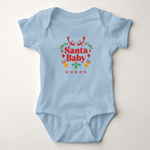 Body Père Noël Baby Holiday Fun - Garçon