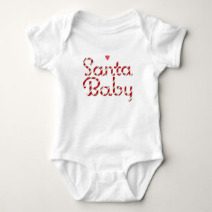 Body Père Noël Baby Holiday Sucre de canne Bodysuit