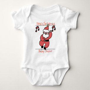 Body père Noël, bébé Noël