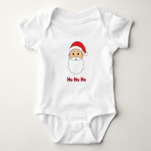 Body Père Noël blanc Ho Ho Ho Joyeux Noël Famille