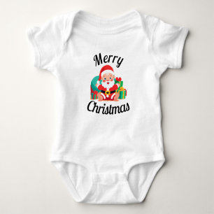Body Père Noël Joyeux Joyeux Noël Un Pièce Bodysuit