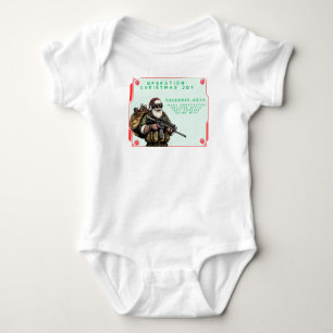 Body Père Noël militaire drôle de Noël