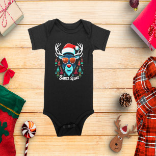 Body Père Noël Squad Cool Reindeer avec lunettes Festiv
