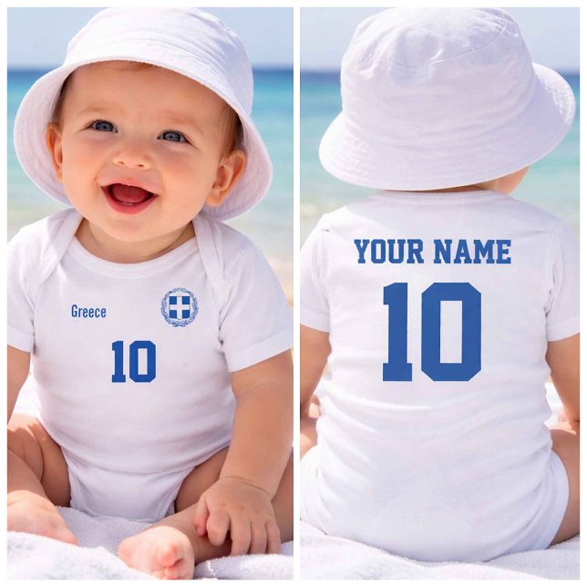 Body Personalized Greece Baby Bodysuit (Créateur téléchargé)