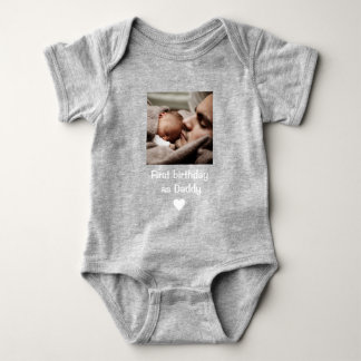 Body Personalized Happy 1st birthday as my daddy photo 