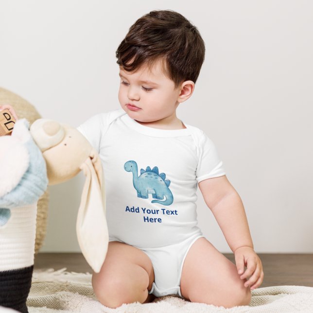Body personnalisé bleu pour bébé – Cadeau mignon (Créateur téléchargé)