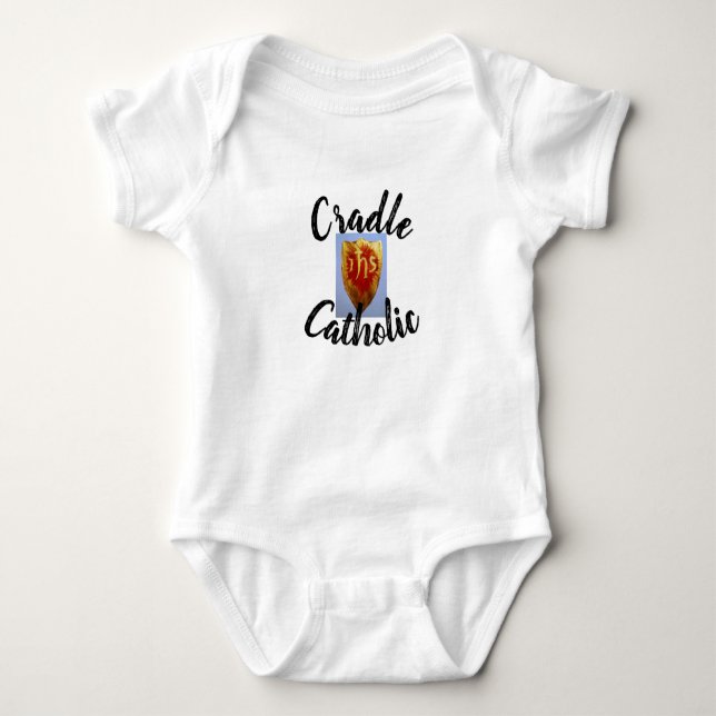 Body Personnalisé "Cradle Catholic" Onsie (Devant)