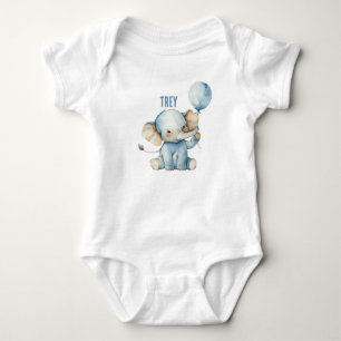 Body Personnalisé Cute Elephant Balloon Baby