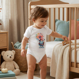Body personnalisé de petit magicien pour bébé Hall