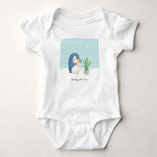 Body [Personnalisé] Jardinier Pingouin d'Hiver Croissan