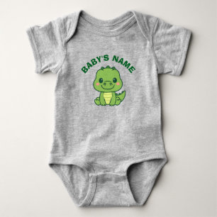 Body personnalisé mignon d'alligator pour bébé