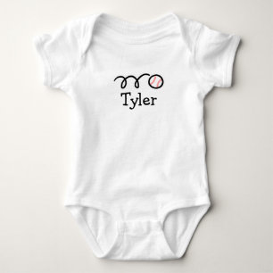Body personnalisé pour bébé avec baseball