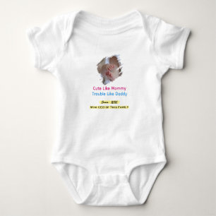 Body personnalisé pour bébé avec nom personnalisé
