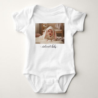 Body personnalisé pour bébé avec photo