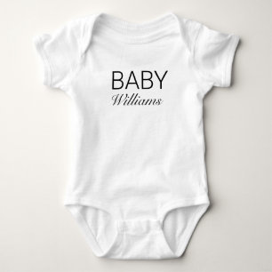 Body personnalisé pour bébé avec prénom