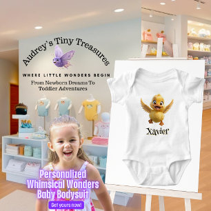 Body personnalisé pour bébé Canard Merveilles Fant