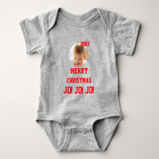 Body personnalisé pour bébé de Noël en jersey coul
